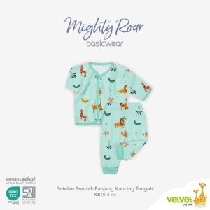 VELVET JUNIOR - SETELAN PANJANG KANCING DEPAN - BAJU ANAK - BAJU BAYI - SET BAJU ANAK