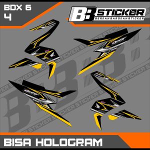 Stiker Beat Deluxe BISA HOLOGRAM Striping Beat Deluxe 2020 2021 2022 Motor Honda Bdx 6