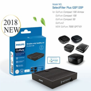 Máy khử mùi lọc không khí trên xe ô tô Philips GP5202 tích hợp cảm biến chất lượng không khí 3 màu AQI hiệu suất làm sạch khí 10 phút - Hàng chính hãng bảo hành 12 tháng