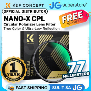K&F Concept Nano-X Series CPL Circular Polarizer Lens Filter with True Color & Ultra-Low Reflectivity 28 Multi-Resistant Coating Imported Optical AGC Glass Water Dust Oil and Scratch Resistant | JG Superstore