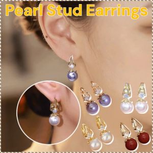 Pearl Earrings Fashionable and Elegant Style Earrings Decoration High-end Accessories