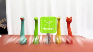 Nunbell Cross-border latex toy long-shaped small animal sound toy durable and chew-resistant suitable for small and medium-sized dogs