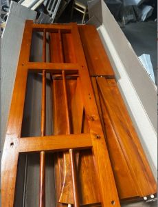 Kệ sách 4 tầng ngang 90cm gỗ cao su - Hàng lắp ráp chắc chắn - Ori House