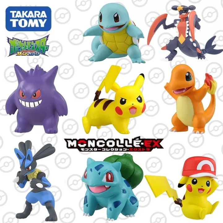 {Icc toy}Genuine Pokemon Figure 3-8cm Anime Pikachu Charizard Garchomp ...