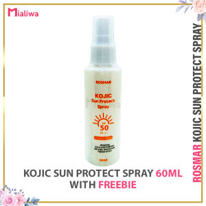 B1T1 Rosmar Kojic Pekas Cream & Kojic Sun Protect Spray SPF50 Pampaputi Whitening Exfoliating Hydrating Moisturizing Sunblock Sunscreen Face Body Moisturizer Skincare Glycerin AHA Pekas Melasma Blemishes Acne Pimples Blackheads Dark Spot Beauty Skin Care