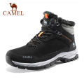 Camel Men's Winter Warm Hiking Shoes Hightop Walking Waterproof Hiking Boots. 