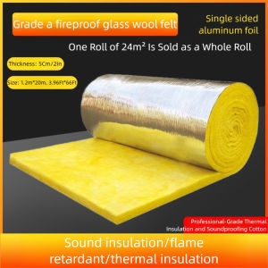 Wall and roof fireproof heat-insulating sound-proof and insulation glass wool rolls glass wool