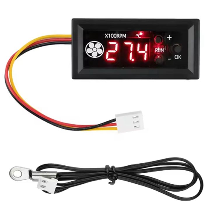 [gjc mall]PWM Fan Speed Controller Temperature Control LED Digital ...