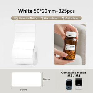 NIIMBOT Label Paper for M2 M3 Thermal Transfer PET Label Sticker Waterproof Labelling Refill Roll Tape