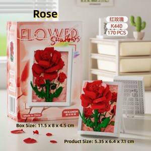 {SG Local} DIY Building Block Flower Flame Series Gifts For Birthday Festival & Childrens Day
