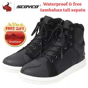 Sepatu Riding Waterproof Scoyco MT040 WP Biker Riding Shoes