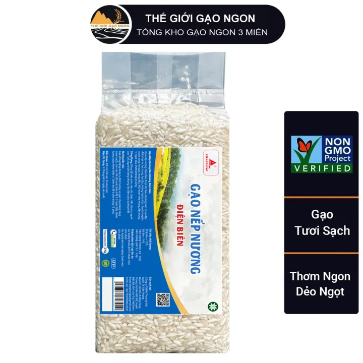 Gạo nếp nương bản mường - Túi 1kg