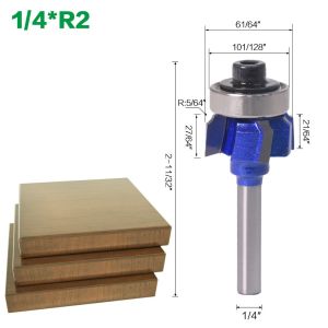 Mũi phay gọt chỉ dán cạnh gỗ mũi soi bo mép tròn R1 R2 MPCC4CX