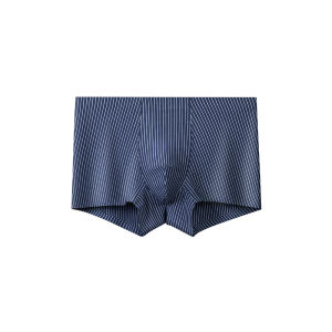 Sunrichh Mens midrise antibacterial cotton striped boxer briefs