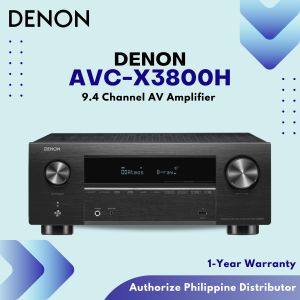 Denon AVC-X3800H 9.4 Channel 8K Home Theater Receiver IMAX Enhanced with Dolby Atmos/DTS:X and HEOS Built-In  AVCX3800H AVR-X3800H