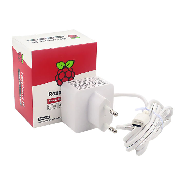 Raspberry Pi 4 Power Adapter USB-C Supply 5.1V 3A Power Adapter EUUSUK ...
