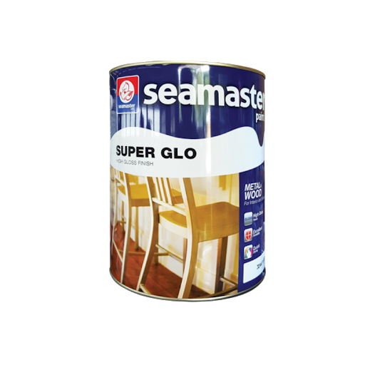 1Lt / 5Lt (Black/White) Superglo High Gloss Finish 6600 [Seamaster ...