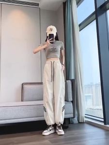 【Ship in 24H】运动裤 女 pants for women【1.1万人收藏】美式工装裤女裤子潮百搭女登山速干休闲时尚冰丝防晒运动裤子 3.19