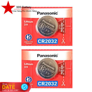Combo 2 viên pin Cr2032 Panasonic lithium 3V chính hãng cho điều khiển
