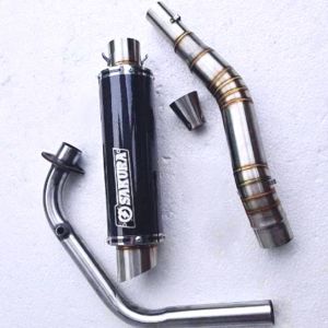 Kenalpot Racing Sakura carbon dan DB untuk R15 CBR CB GSX Vixion Byson Satria Sonic MX Verza dll