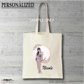 iPRINTph Tote Bag Personalized (with or without zipper canvas 13x15). 