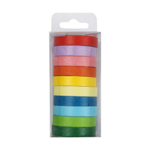 เทปวาชิ ลายน่ารักๆ เทป TAPE สติกเกอร์ ชุด10ม้วน สไตล์เกาหลี เทปกระดาษ เทปสำหรับตกแต่ง ไดอารี่ สมุดโน๊ต หรือสิ่งของอื่นๆ เพิ่มความน่ารัก สินค้าพร้อมส่ง