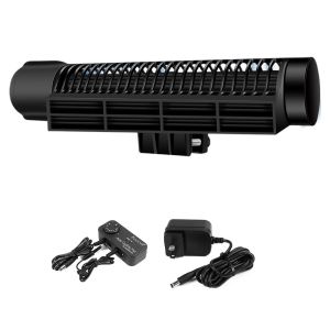 FMSRZX Frequency Conversion Aquarium Cooling Fan Mute Adjustable Marine Aquarium Cooler Practical Black Fish Tank Cooling Fan for Home