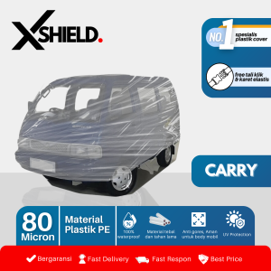 Sarung Mobil Plastik SUZUKI CARRY Body Cover Mobil minibus futura Transparan PE8