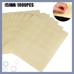 [Cumarba] 1000 15MM clear round sticker round transparent labels circle PVC Sealing labels