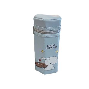 FDGFGG Large Capacity Crayon Shin-chan Pen Bag Storage Cartoon Pencil Cases Kawaii Cute Japanese Style Stationery Bag Students