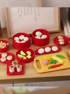 [SG Seller]Chinese Dim Sum Color Mud Flour Set Girl Play House Gift Educational Toys