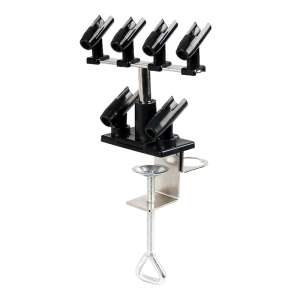 Studio Grade Sprayer Guns Storage Stand Nonslip Base Prevents Tipping Hold 6 Brushes Crafting Essential For DIY Artists