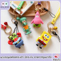 OHO พวงกุญแจ สปองบ๊อบ Spongebob มีกระดิ่ง จี้พวงกุญแจ พวงกุญแจห้อยกระเป๋า พวงกุญลายการ์ตูน. 