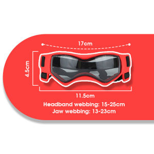 Kính bảo vệ thú cưng mắt kính máy tính bảo vệ khỏi tia UV lỗ thông hơi Gọng linh hoạt Dây đeo điều chỉnh được để Chó mèo