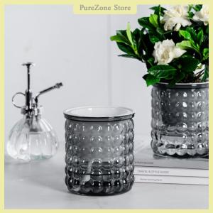 [PureZone] Mini Self Watering Flower Pot Fish Tank Transparent Plastic Plant Pots Self Watering Planter Pot Vase For Home Decoration