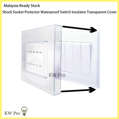 Shock Socket Protector Waterproof Switch Insulator Transparent Cover Plug Electric Plastic Safety