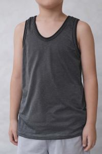 6pcs plus 1 for ages 9-12YO Bargain Sando Tees assorted colors and designs comfortable fabric