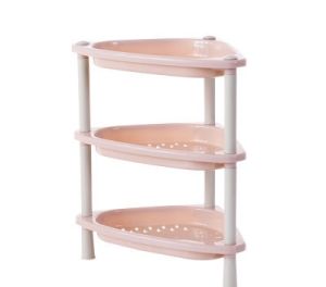 ชั้นวางของในห้องน้ำ ชั้นวางพลาสติก ชั้นวางของอเนกประสงค์ Bathroom Corner Shelf