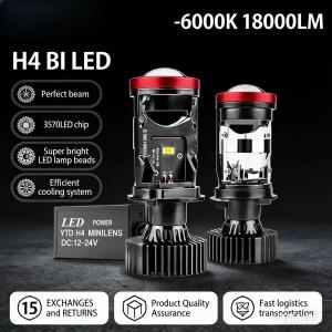 Y7DH4 LED/Y6H4 High-Brightness Headlight for Cars LED Spotlight LED Motor Projector 6000K 18000LM