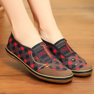 Free Shipping Beijing-Style Old Cloth Shoes New Models For Women Comfortable Work Shoes With Soft Soles Non-Slip And Wear-Resistant Suitable For Middle-Aged And Elderly Women And Mothers With Flat Soles
