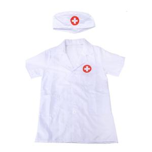 Doctor Role Play Costume Pretend Play Role Dressing Up Doctor Costume Doctor Jackets Hat for Halloween Cosplay Party