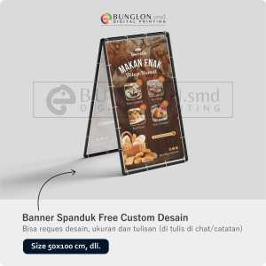 PRINT CETAK SPANDUK BANNER ANEKA MACAM ROTI BISA CUSTOM