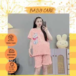 bộ bầu măc nhà chấm bi in hình mèo dbộ bầu măc nhà chấm bi in hình mèo dễ thương m371 bộ mặc nhà có chỉnh chun chất cotton mátễ thương m371 bộ mặc nhà có chỉnh chun chất cotton mát