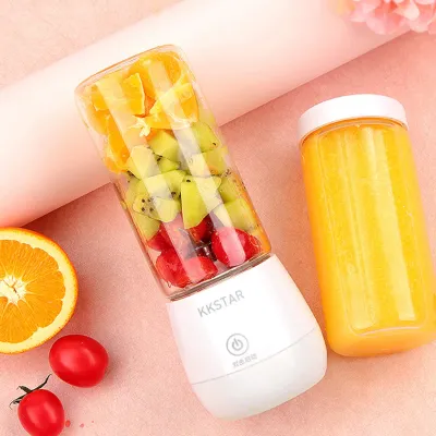 450ML Portable Blender Multi-function Juicer 6 Blade Mini Juice Cup Household Food Soymilk Fruit Mixer Baby Food Squeezer