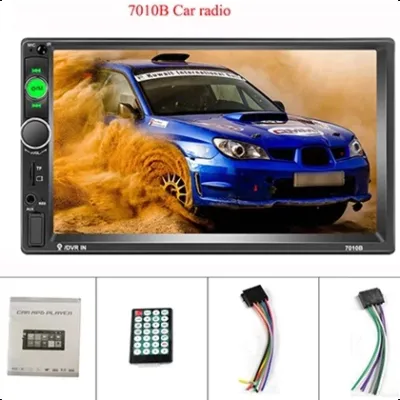 ( Garansi 6 bulan )7020/7010/7018b Head Unit Double DIN Android 7 INCI Audio Car MP5 Player Bluetooth Radio Dan Kamera Mundur Mobil Touch Screen Radio Dukungan Bluetooth Radio FM/USB/Kartu TF Fungsi Sentuh Stereo HD Dengan TV