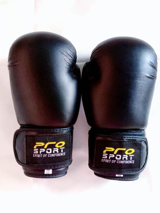 PRO SPORTS BOXING GLOVES BLACK /PARA SA KAMAY FOR SALE