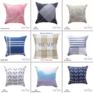 Sarung Bantal Sofa Tamu Aesthetic Satu Set Ukuran 40x40 50x50 60x60 70x70 Bahan Katun Mewah Elegan CVC Microtex Terbaru