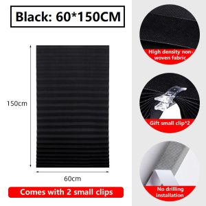 CSR Curtain 1Pc for Home Window Door Pleated Blinds Self-adhesive Half Blackout Windows Curtains Bathroom Balcony Shades