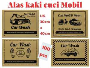 PROMO PAKET 100pcs ALAS KAKI CUCI MOBIL