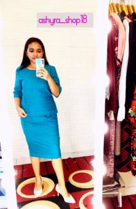 Set Stelan Rok Katun Bolong Bangkok Fashion Wanita